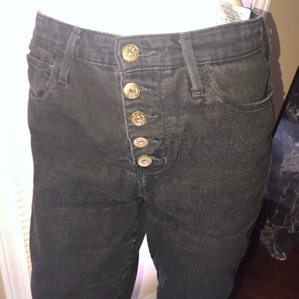 Guess 5 Button Black Jeans - Picture 2 of 5